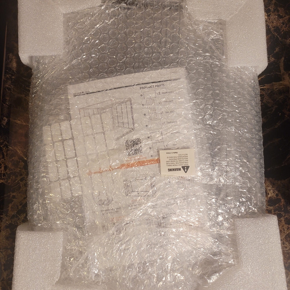 NEW TRANSPARENT STORAGE BOX OPENED